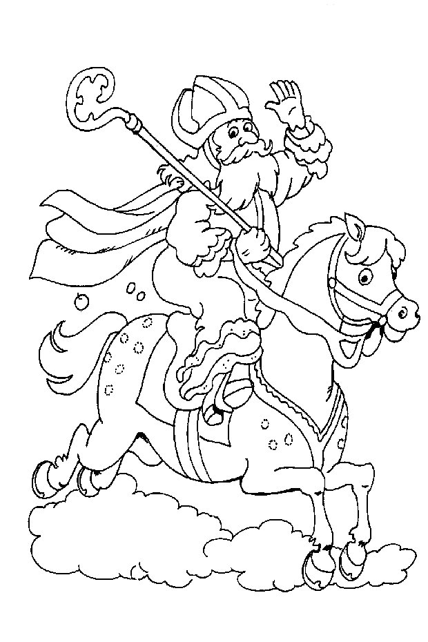 Coloriage Code Saint Nicolas